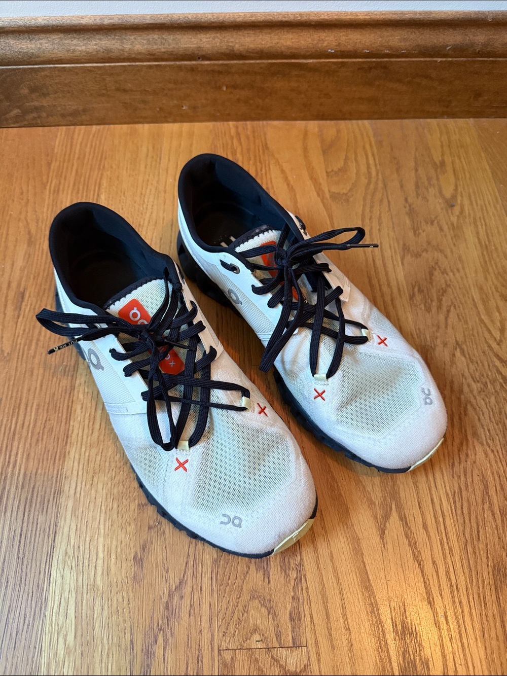 On Cloud X 3 Sneakers Ivory/Flame Men’s Size 9 - Picture 4 of 13